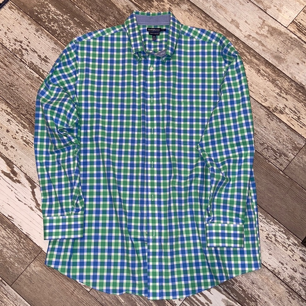 Croft & Barrow. Classic fit. 17.5….34/35